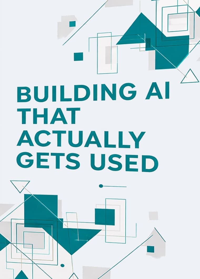 Front cover of Building AI That Actually Gets Used.