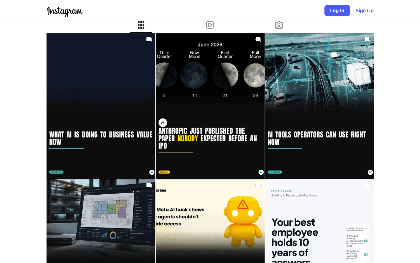 The @vursulabs Instagram grid, published end to end by Ripple.